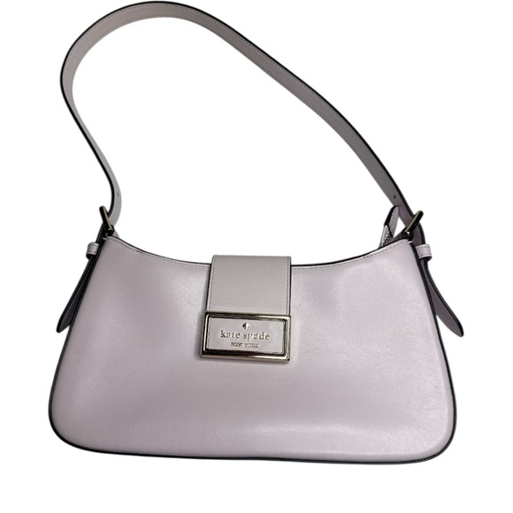 Kate Spade New York Reegan Pale Amethyst Leather Shoulder Bag - Picture 1 of 10